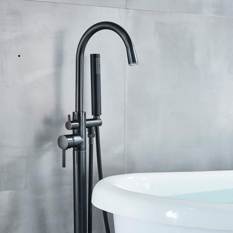 Premium Freestanding Floor Mounted Bathtub Filler Faucet