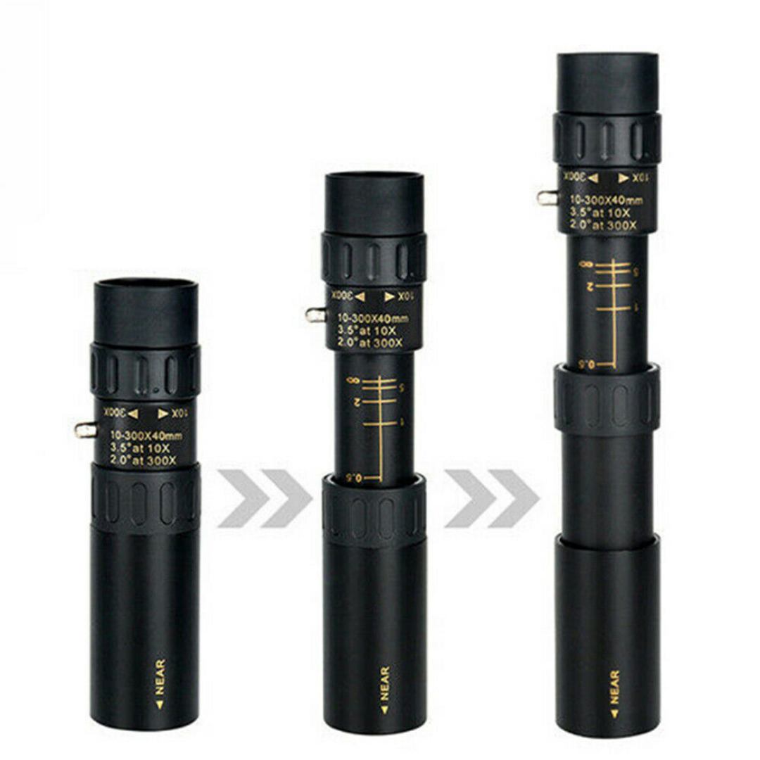 Portable Handheld High Power Monocular Telescope 300x40mm