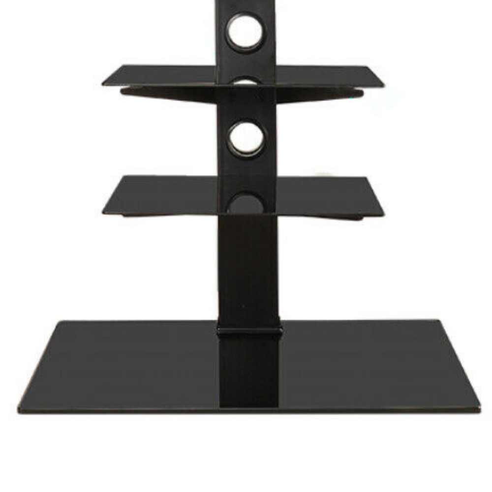 Tall Universal Swivel TV Stand With Storage Shelves 32" - 65"