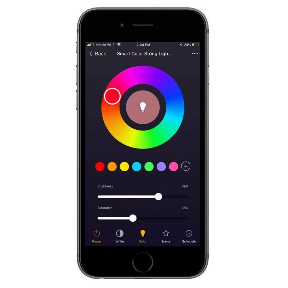 Smart LED Hanging Outdoor Patio String Lights