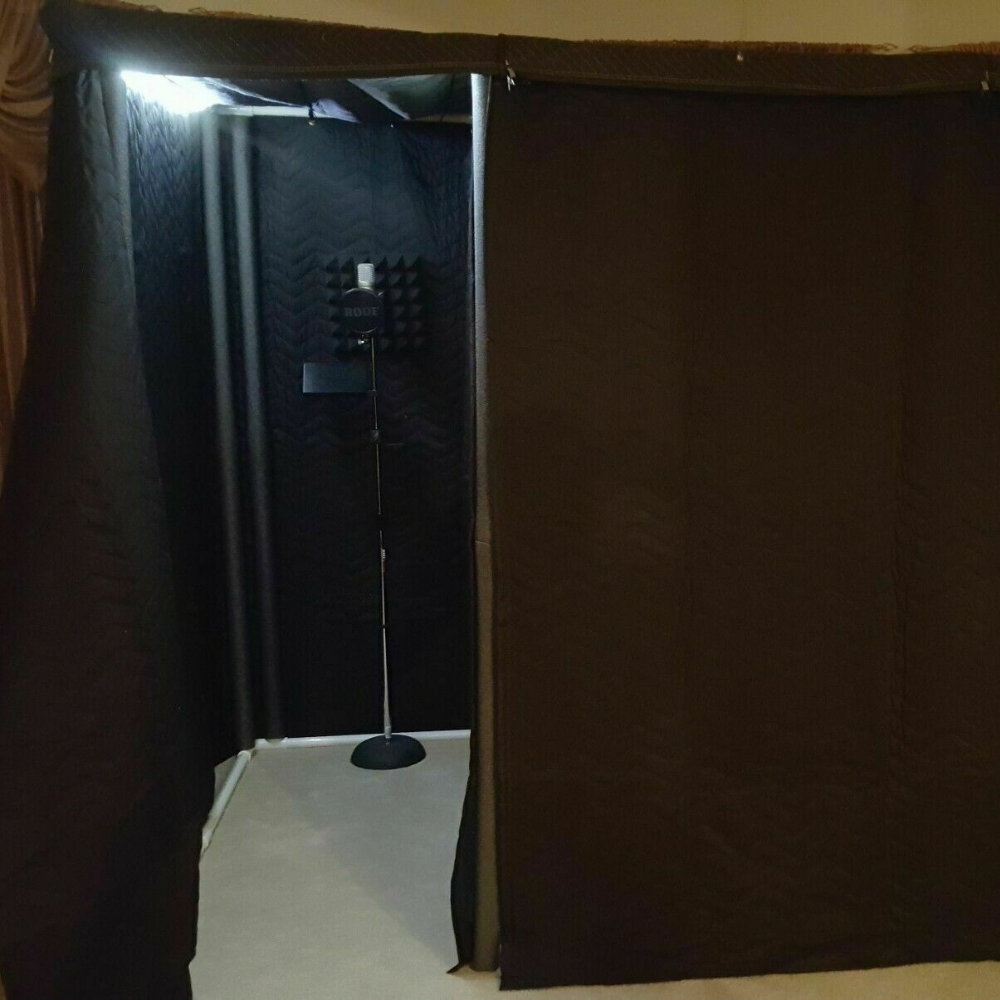Ultimate Portable Sound Absorbing Recording Isolation Vocal Studio Booth