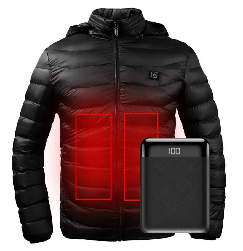 Snap On Heated Electric Jacket Battery Operated Home fusion
