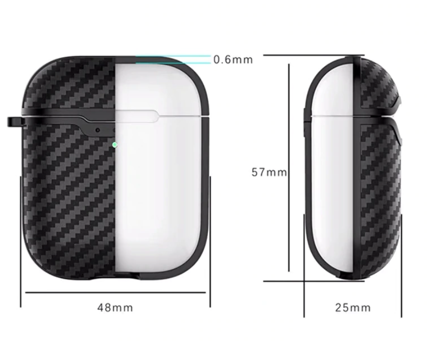Carbon Fiber Airpods Pro Case Protective Cover