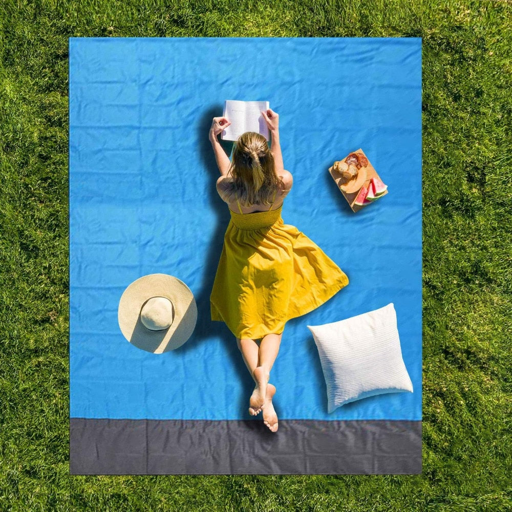 Large Sand Free Beach Blanket Mat