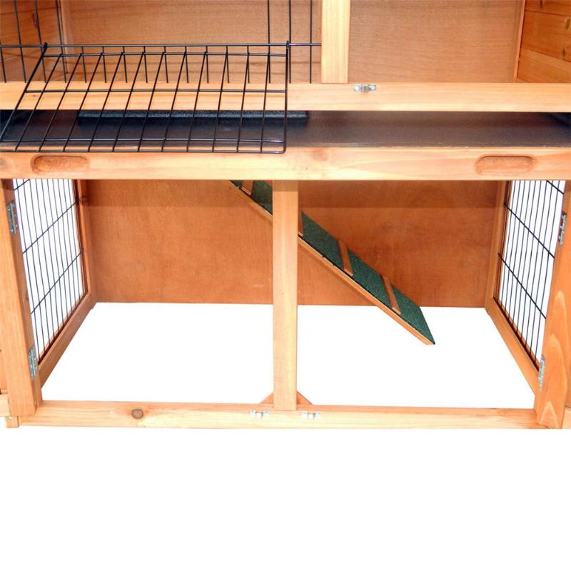 Large Indoor Outdoor Rabbit Hutch Cage House 40in