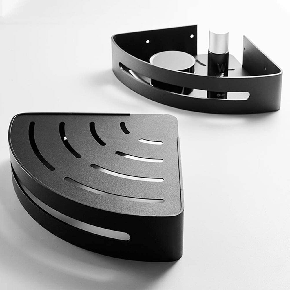 Large Wall Mounted Bathroom Shower Corner Shelf Caddy Rack