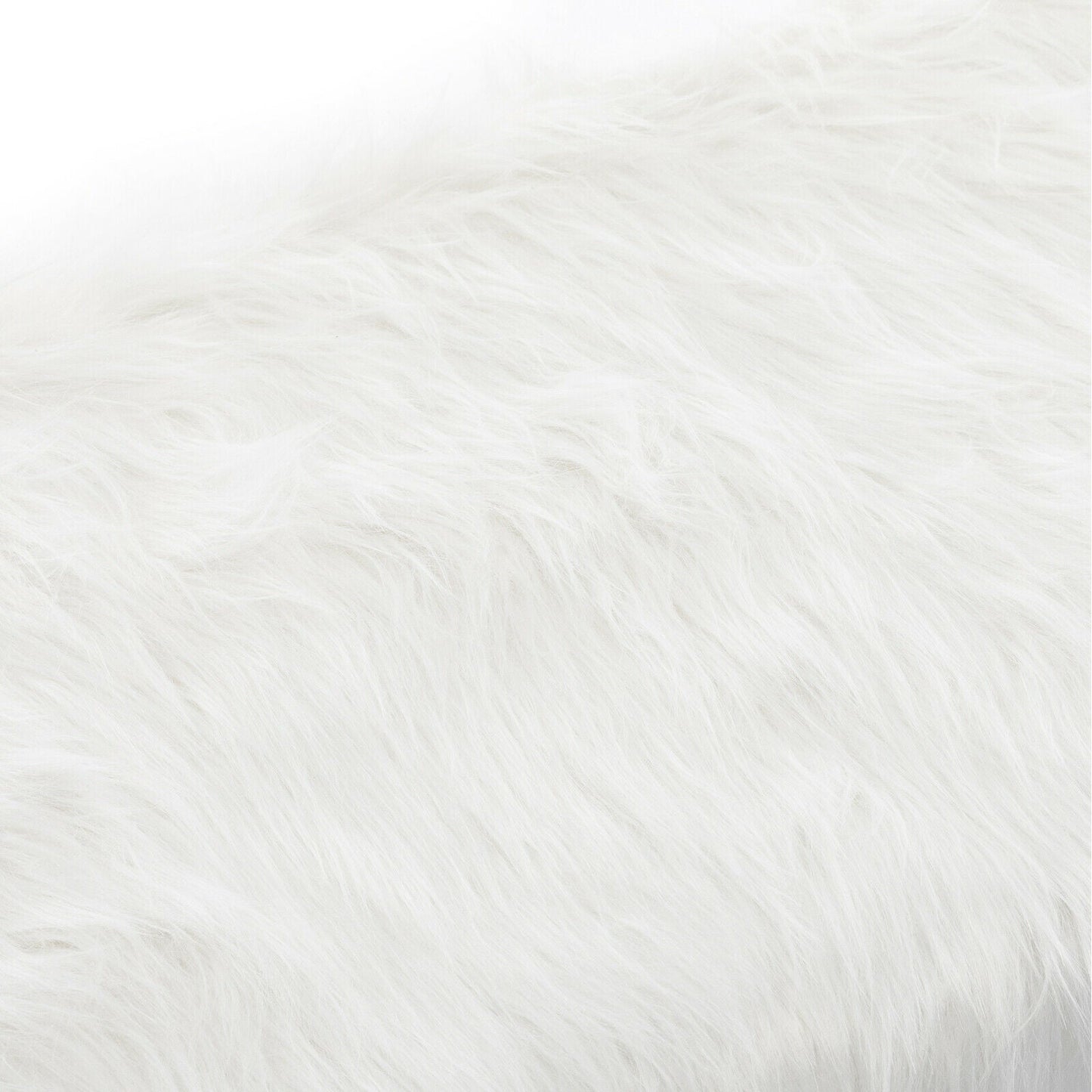 Luxurious Rolling Faux Fur Fuzzy Desk Chair