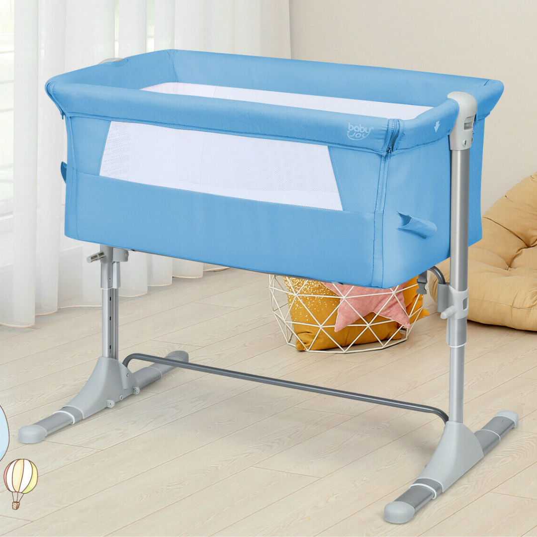 Large Spacious Baby Bedside Bassinet Sleeper Crib