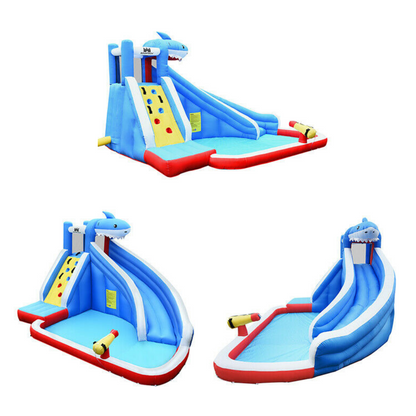 Giant Spacious Kids Inflatable Blow Up Water Slide Pool