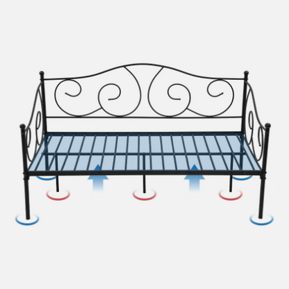 Large Full Sized Twin Metal Daybed Frame