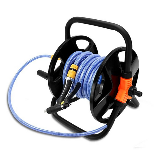 Heavy Duty Retractable Garden Water Hose Holder Reel