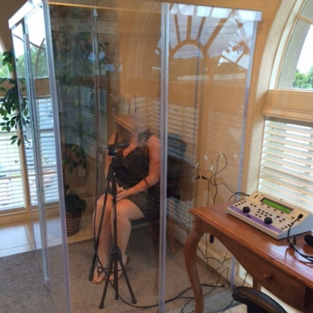 Premium Portable Fully Enclosed Vocal Sound Recording Isolation Booth