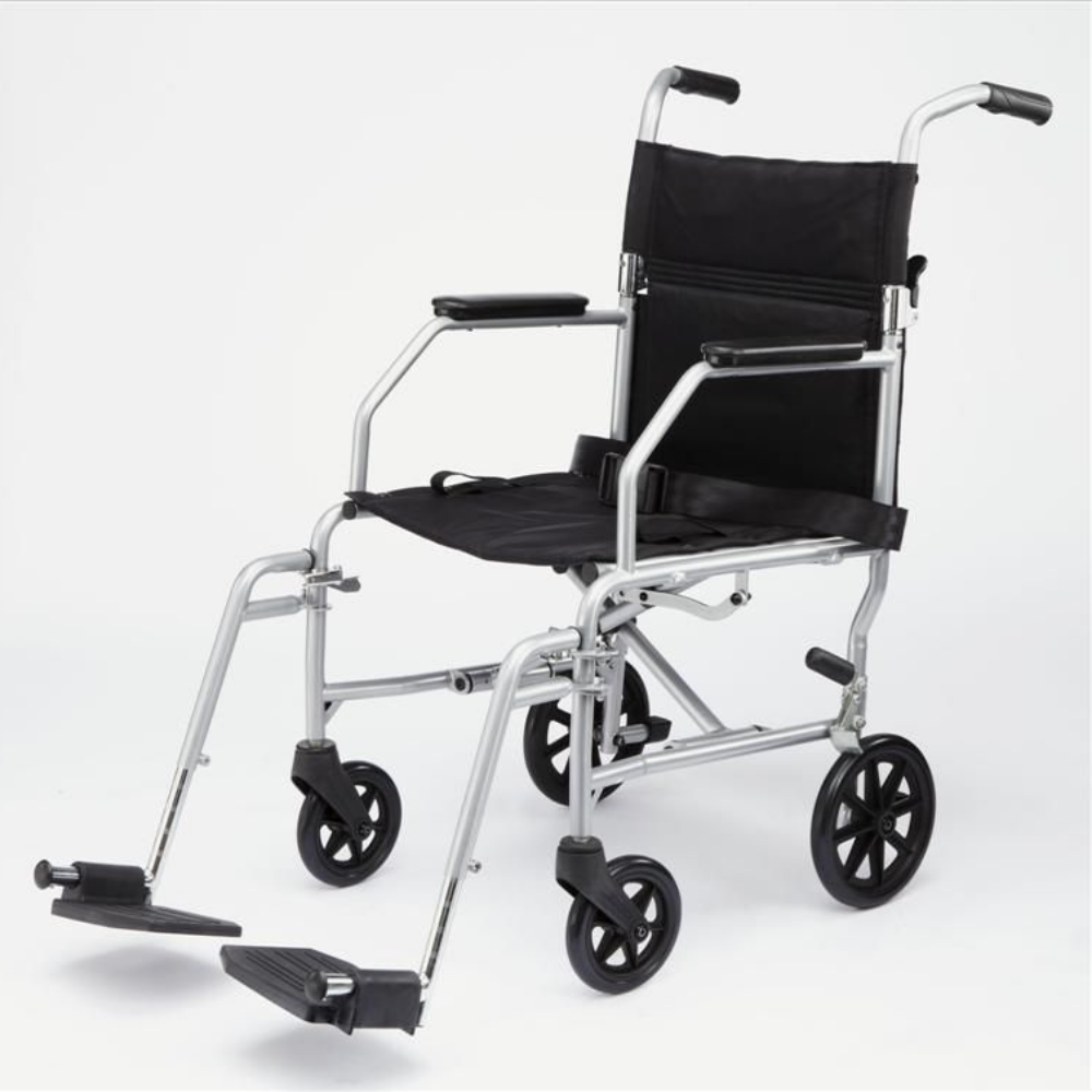 Heavy Duty Collapsing Lightweight Portable Folding Travel Wheelchair