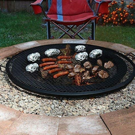 Outdoor Round Fire Pit Cooking Grill Grate