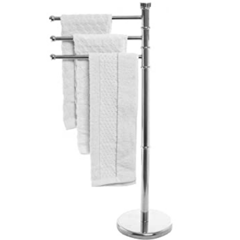 Free Standing Bathroom Towel Drying Rack Stainless Steel