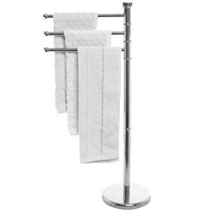 Free Standing Bathroom Towel Drying Rack Stainless Steel