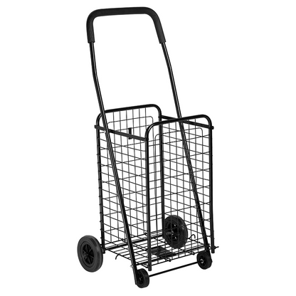 Portable Folding Personal Grocery Shopping Cart With Wheels