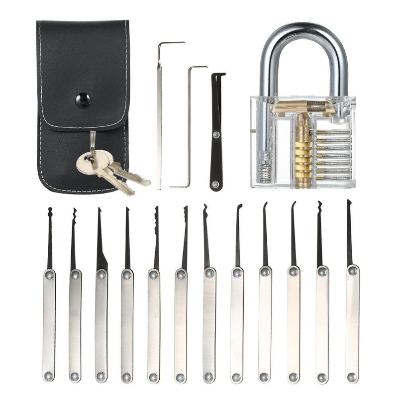 Ultimate Beginners Lock Picking Tool Set 15 pcs