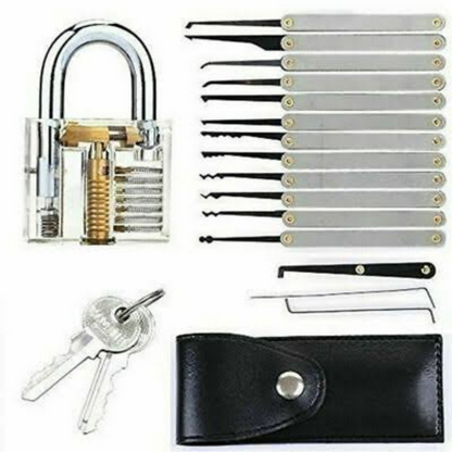 Ultimate Beginners Lock Picking Tool Set 15 pcs