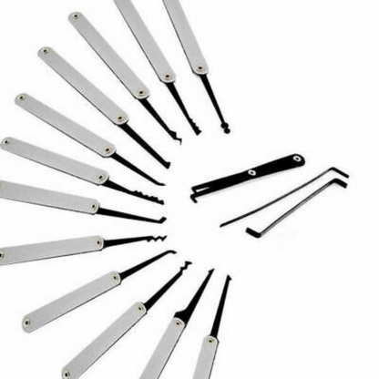 Ultimate Beginners Lock Picking Tool Set 15 pcs