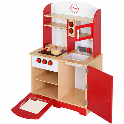 Ultimate Kids Wooden Play Toy Kitchen Set