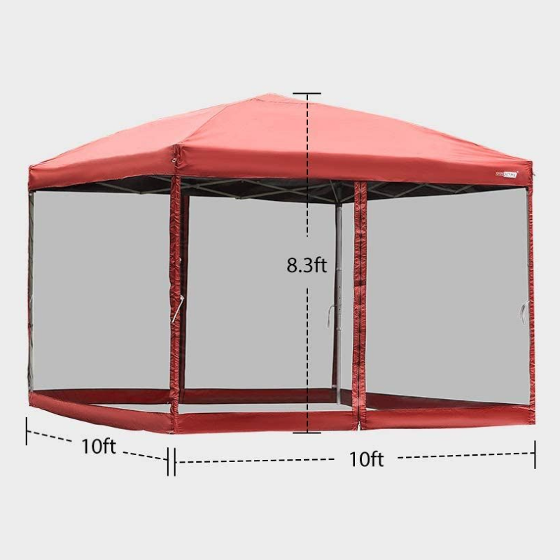 Large Pop Up Screen House Room Tent