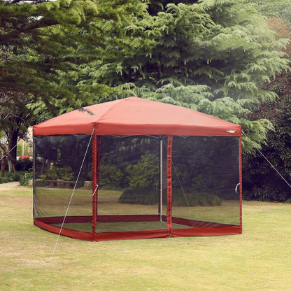 Large Pop Up Screen House Room Tent