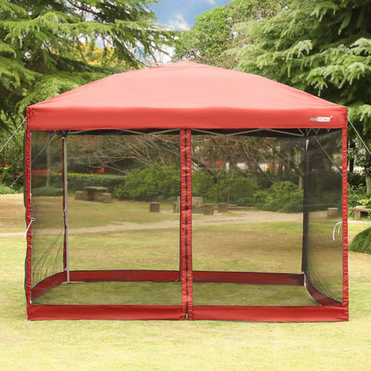 Large Pop Up Screen House Room Tent