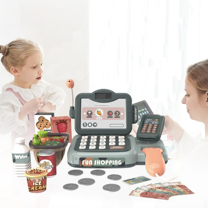 Smart Kids Cash Register Play Toy With Scanner