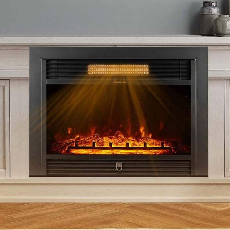 Premium Indoor LED Electric Fireplace Heater Insert