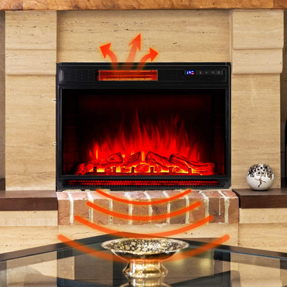 Premium Indoor LED Electric Fireplace Heater Insert