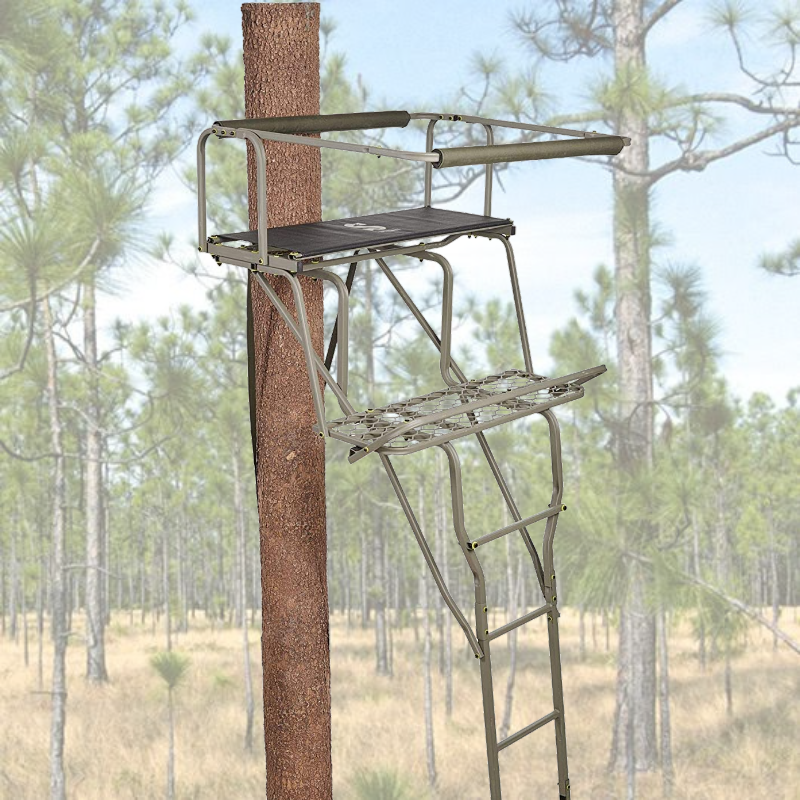 Heavy Duty Two Man Ladder Deer Tree Stand 13"