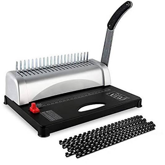 Premium Book Spiral Comb Binding Machine 21 Hole