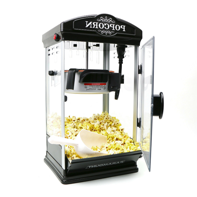 8 oz Home Tabletop Popcorn Making Machine Black