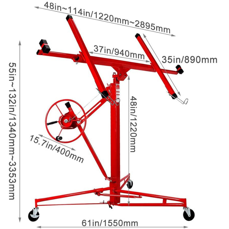 Heavy Duty Drywall Ceiling Panel Lift Hoist