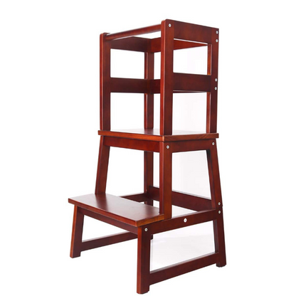 Heavy Duty Kids Kitchen Learning Helper Step Stool Tower