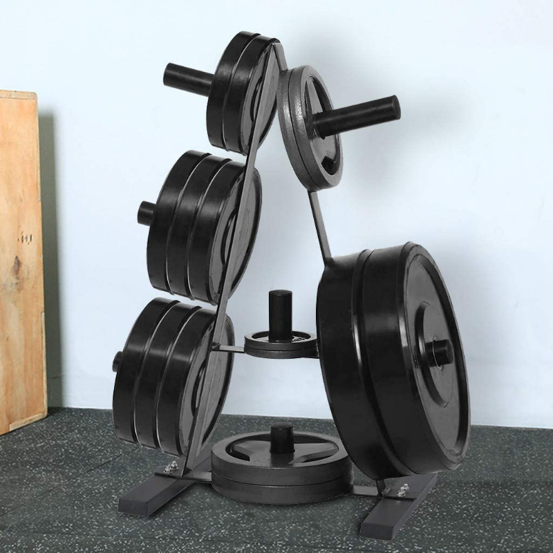 Heavy Duty Bumper Plate Storage Weight Tree Rack