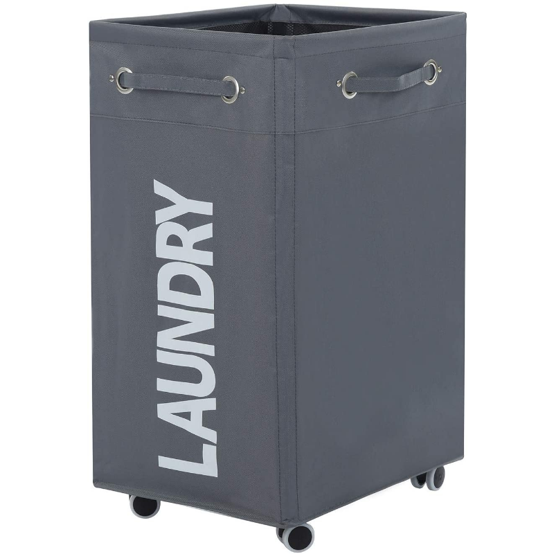 Roller Laundry Hamper Basket Cart With Wheels