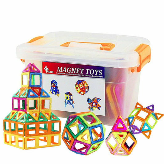 Ultimate Kids Magnetic Building Tile Blocks Toy Set