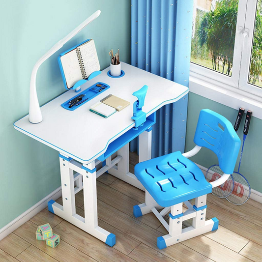 Premium Kids Adjustable Study Desk And Chair Set