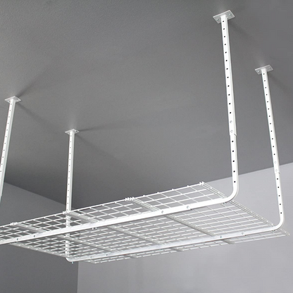 Overhead Hanging Garage Roof Ceiling Storage Rack