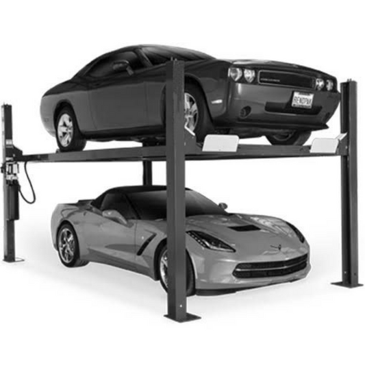 Heavy Duty Portable 4 Post Car Home Garage Storage Lift 8,000 lbs