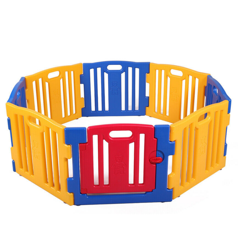 Portable Folding 8 Panel Kids Playpen / Play Yard