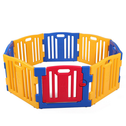 Portable Folding 8 Panel Kids Playpen / Play Yard