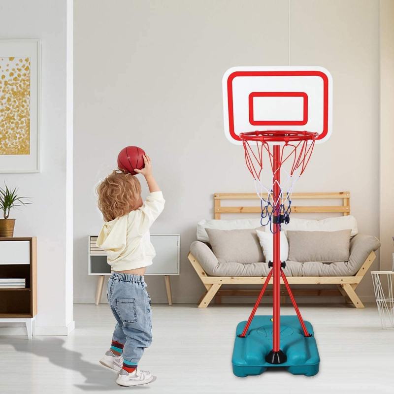 Portable Kids Adjustable Indoor Basketball Hoop