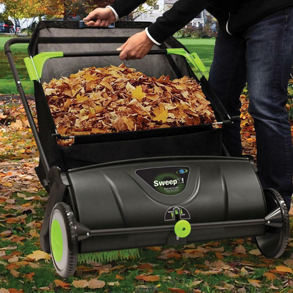 Leaf Collecting Push Lawn / Yard Sweeper