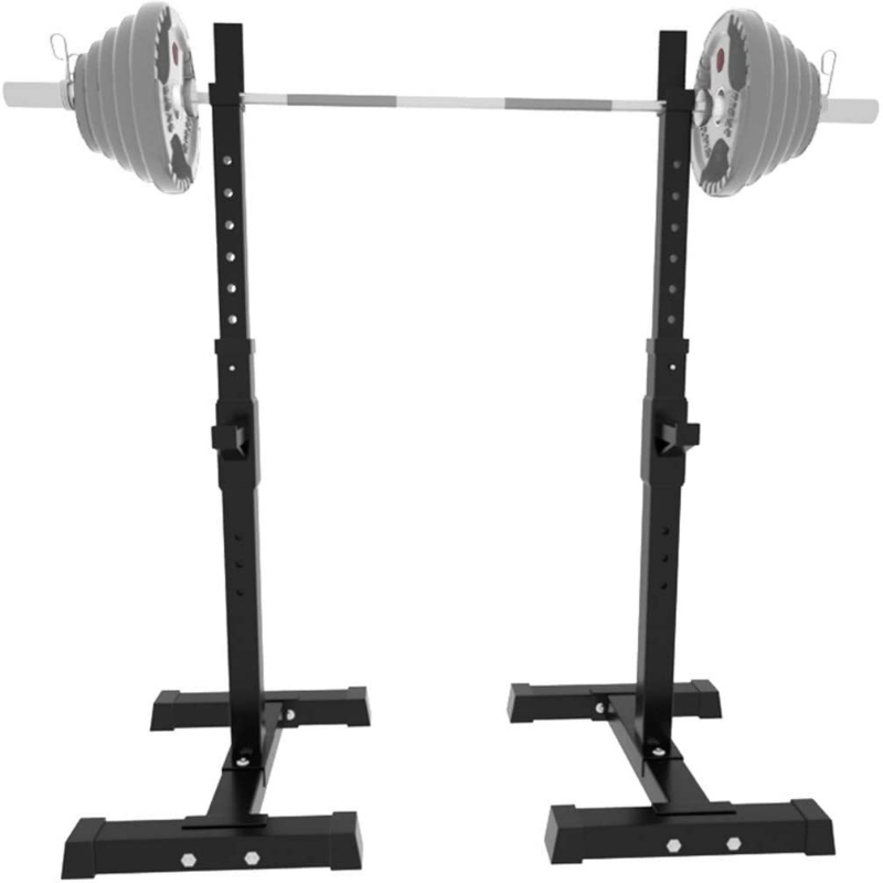 Portable Home Gym Adjustable Half Squat Rack Stand