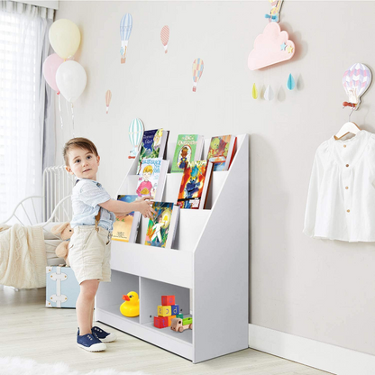 Spacious Kids Nursery Room Bookshelf