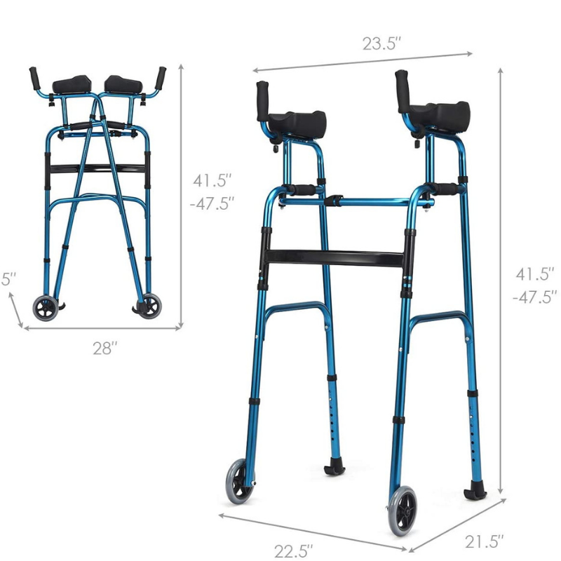 Lightweight Standing Senior Upright Straight Walker