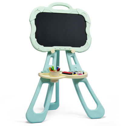 Portable Kids 4 in 1 Magnetic Chalkboard Art Easel